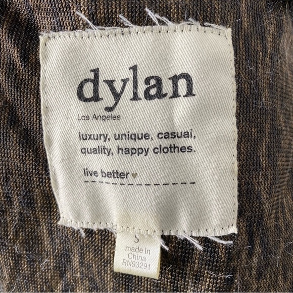DYLAN Gray Faux Fur Jacket Small Gray - Picture 6 of 6